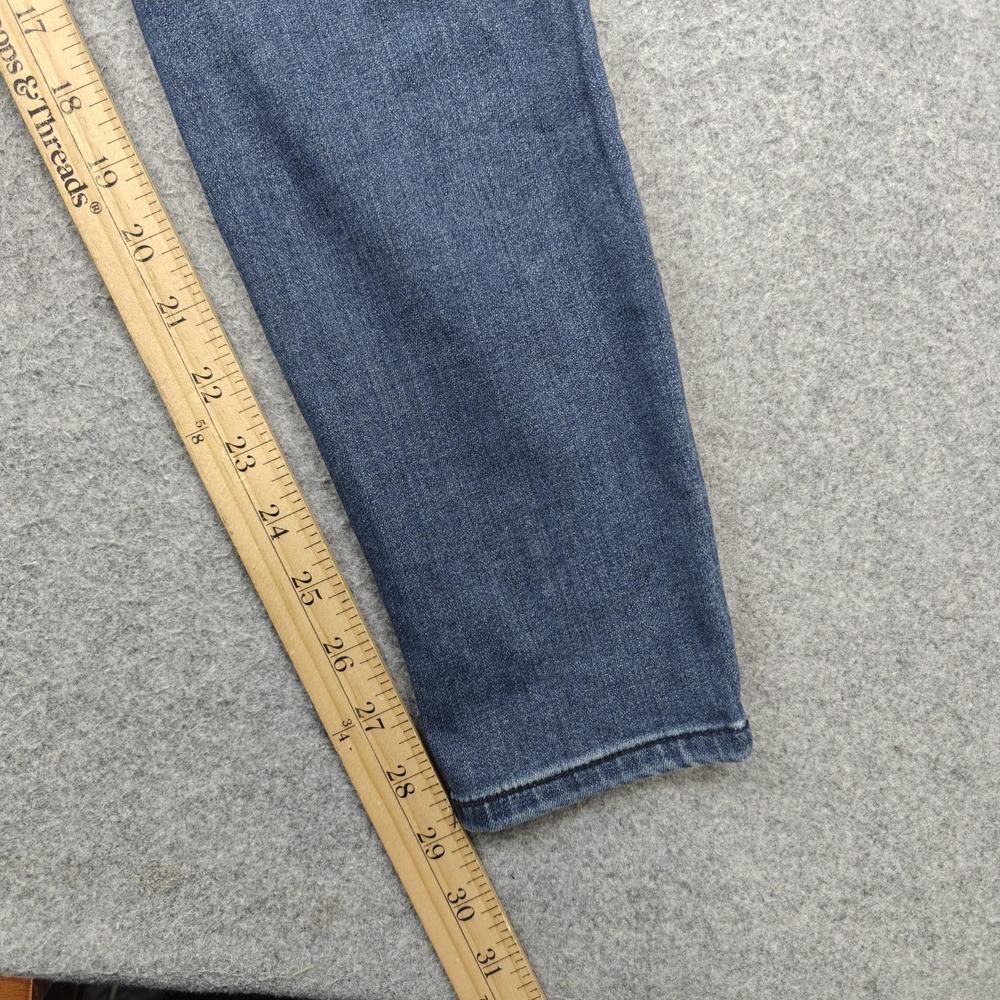 Good American Good Waist Jeans Womens 2/26 Blue Med Wash High Rise Skinny Denim - Picture 9 of 11